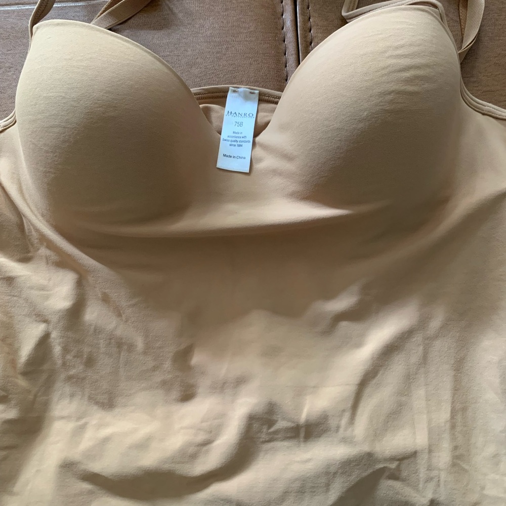 Hanro 34B camisole bra. Worn just a few times. EXCELLENT condition.